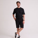 BERMUDA CHINO MASCULINA PRETO