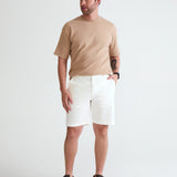 BERMUDA RETA CHINO MASCULINO OFF WHITE