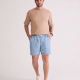 SHORTS JOGGER JEANS COM LINHO MASCULINO JEANS DELAVE