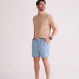 SHORTS JOGGER JEANS COM LINHO MASCULINO JEANS DELAVE