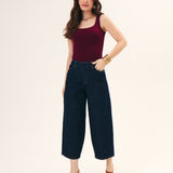 CALÇA BAGGY BALLOON CROPPED