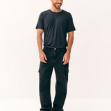 CALÇA WIDE LEG CARGO MASCULINA BLACK