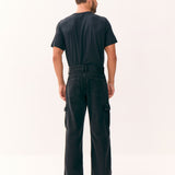 CALÇA WIDE LEG CARGO MASCULINA BLACK
