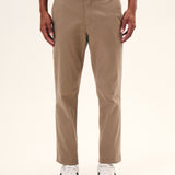 CALÇA MASCULINA CHINO SLIM CASUAL KAKI