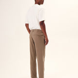 CALÇA MASCULINA CHINO SLIM CASUAL KAKI