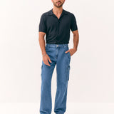 CALÇA WIDE LEG CARGO MASCULINA MÉDIO