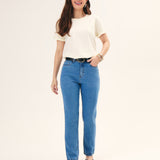 CALÇA MOM FEMININA CLARO