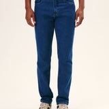 CALÇA RETA MASCULINA ESCURO