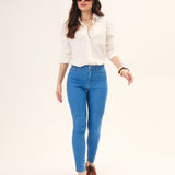 CALÇA SKINNY FEMININO CLARO