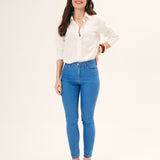 CALÇA SKINNY FEMININO CLARO