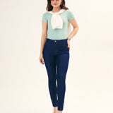CALÇA SKINNY FEMININA ESCURO