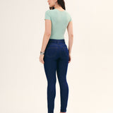 CALÇA SKINNY FEMININA ESCURO