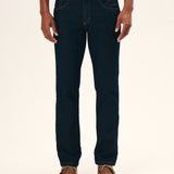 CALÇA RETA MASCULINA ESCURO