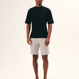 BERMUDA RETA EM SARJA  MASCULINA KAKI CLARO
