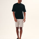 BERMUDA RETA EM SARJA  MASCULINA KAKI CLARO