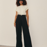 Calça feminina alfaiataria Anna Feminina - Preto