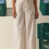 CALCA FEMININA PANTALONA - MARFIM