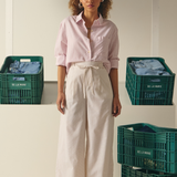 CALCA FEMININA PANTALONA - MARFIM