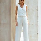 Colete Alfaiataria Feminino - Off White