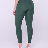 CALÇA LEGGING FITNESS FEMININA VERDE MILITAR