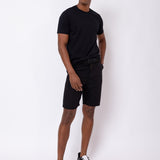 BERMUDA RETA MASCULINA
 PRETO