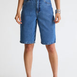 Bermuda Wide  - Jeans Medio