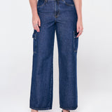 Calça Wide Leg Cargo