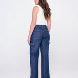 Calça Wide Leg Cargo