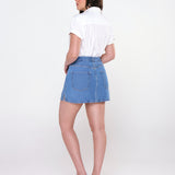 Short Saia - Jeans Médio