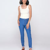 Calça Skinny Pull Upp - Jeans Claro