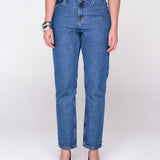 Calça Reta Feminina - Jeans Médio