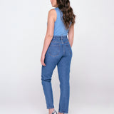 Calça Reta Feminina - Jeans Médio