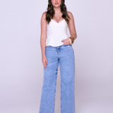 Calça Wide Leg Marine