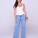 Calça Wide Leg Marine