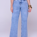 Calça Wide Leg Marine