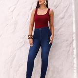 Calça Skiny Confort Feminina - Jeans Escuro