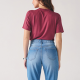 Camiseta de Malha Feminina - Vinho