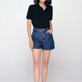 SHORTS MOM FEMININO - ESCURO