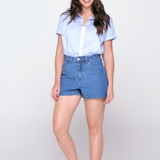 SHORTS MOM FEMININO - medio