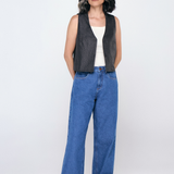 CALCA BAGGY FEMININO - SKY