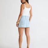 SHORTS SAIA COM CINTO FEMININO CLARO