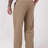 Calça Chino Baggy em Sarja