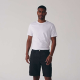 Bermuda Reta Masculina Preto