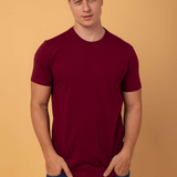 Camiseta Básica de Algodão Manga Curta