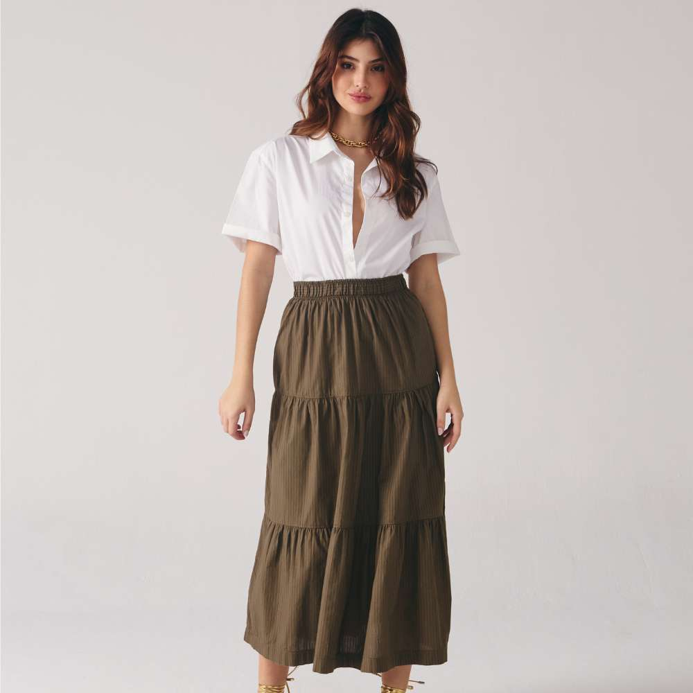 Saia Longa de Algodão Marias