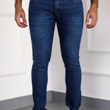 Calça Jeans Slim Escuro