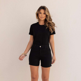 Shorts Feminino Com Elastano