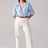 Calça Wide Leg Rio Off Whitte