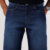 Bermuda Jeans Reta
