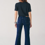 Calça Flare Feminina Jeans Cintura Média